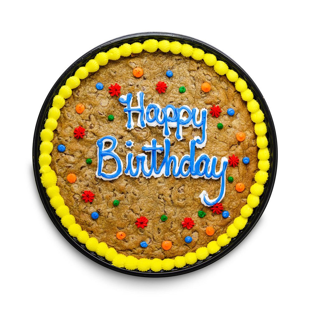 Happy Birthday Custom Cookie Cake (With images)