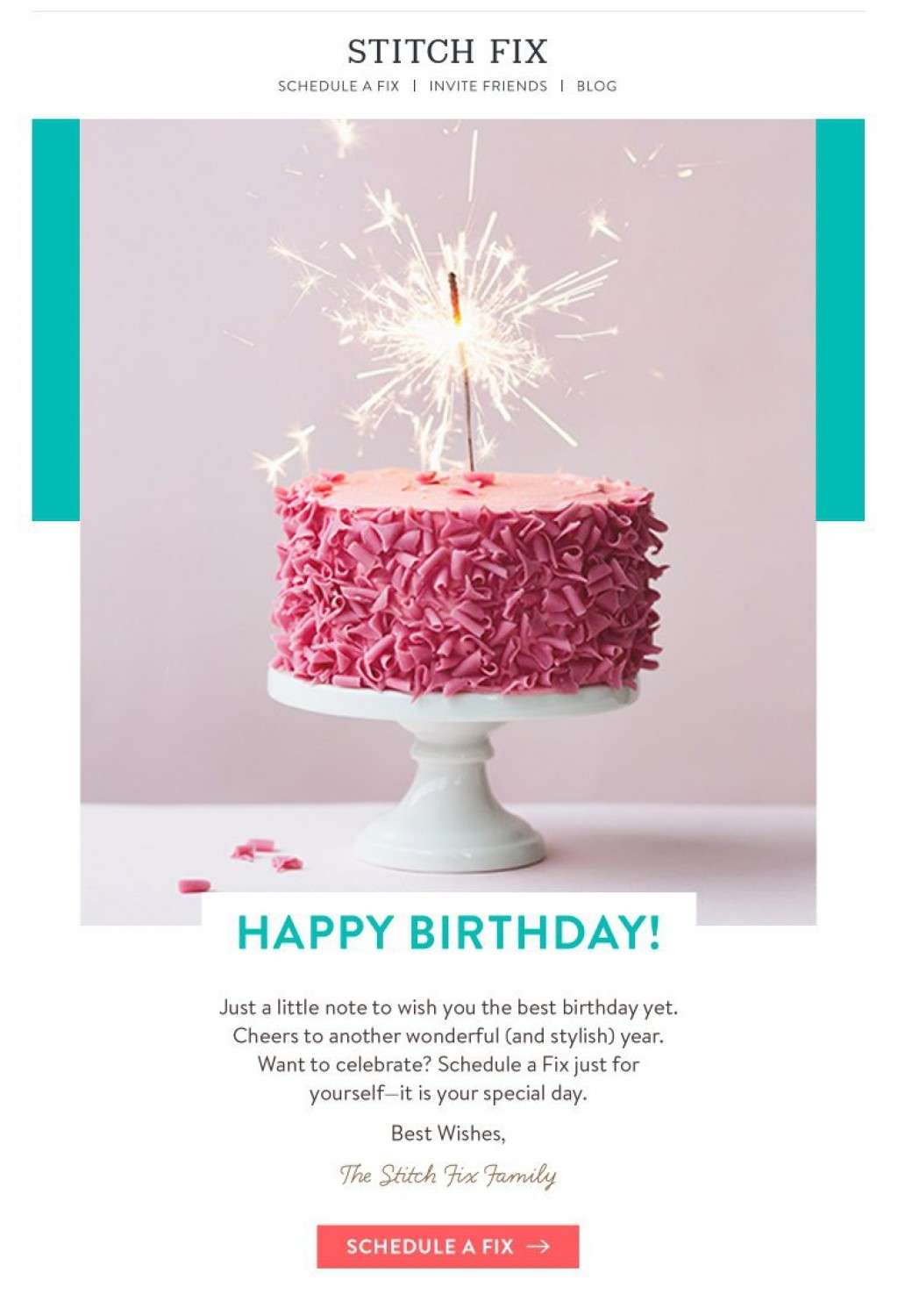 Happy Birthday Email Template ~ Addictionary