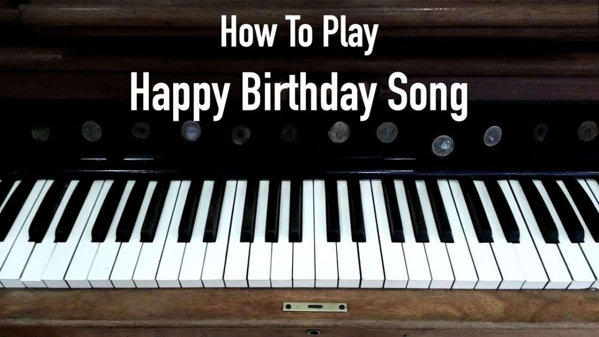 Happy Birthday on piano
