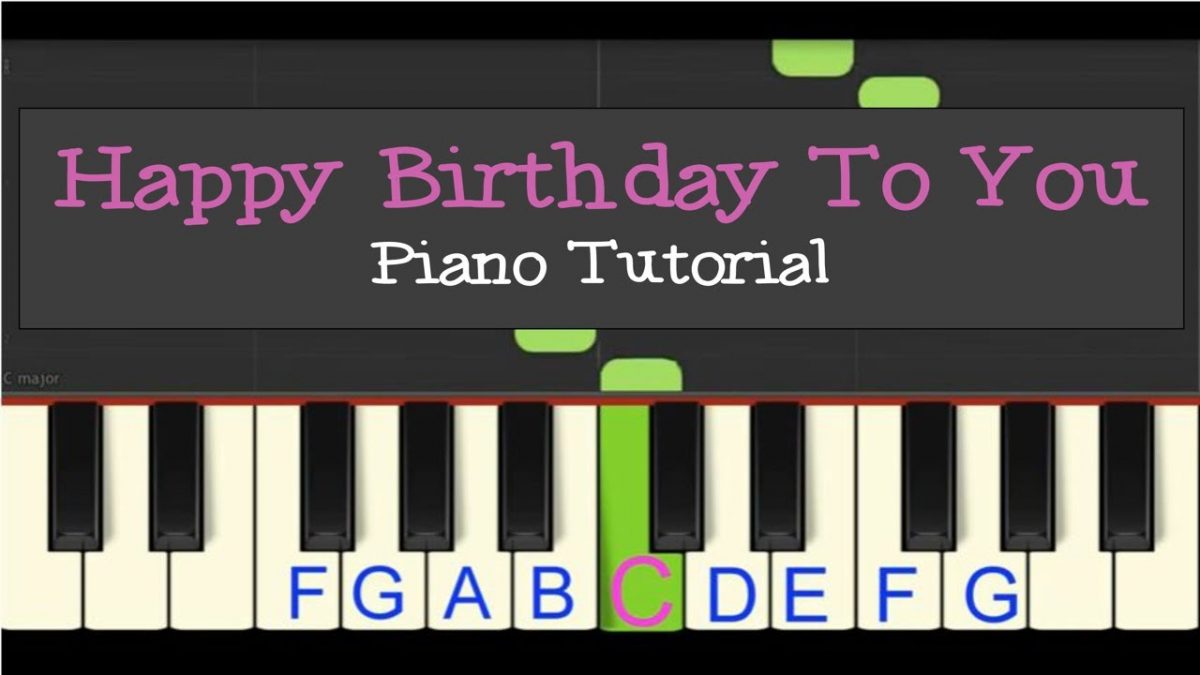 Happy Birthday Piano Chords Numbers