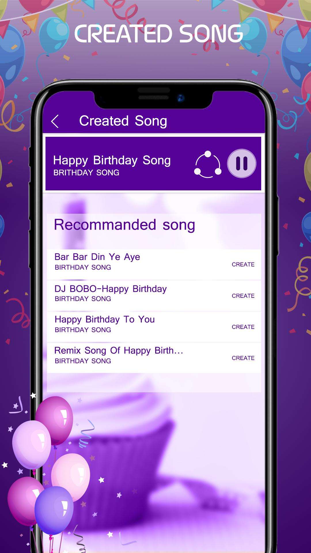 Happy Birthday Song With Name Generator for Android