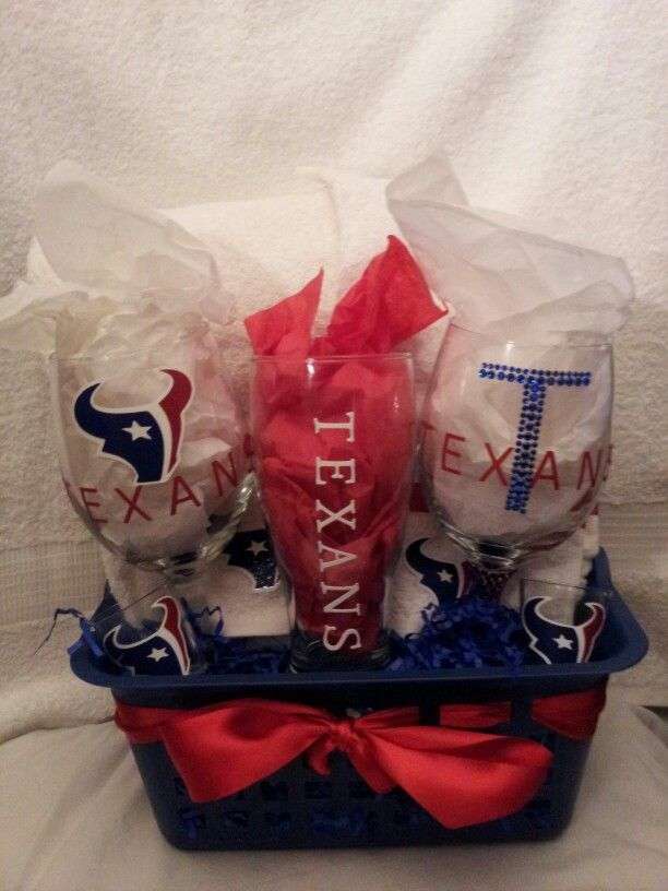 Houston Texans Gift Basket I made for a client. Need a ...