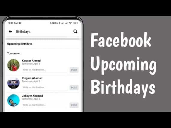 How To Find Birthdays On Facebook App