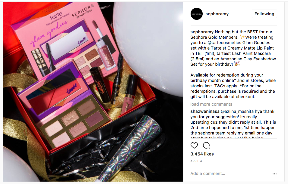 How to redeem your birthday gift from Sephora Malaysia 2017? ~ IMAN ...