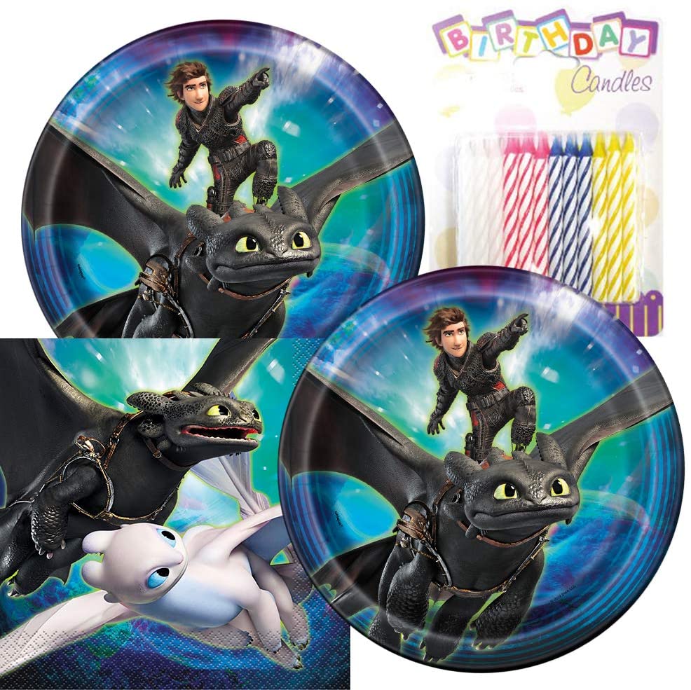 How to Train Your Dragon Themed Party Pack â Includes Paper Plates ...
