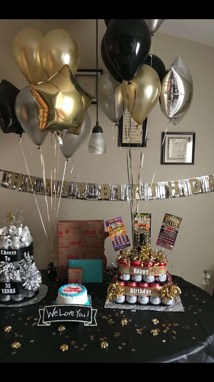 Husband birthday surprise