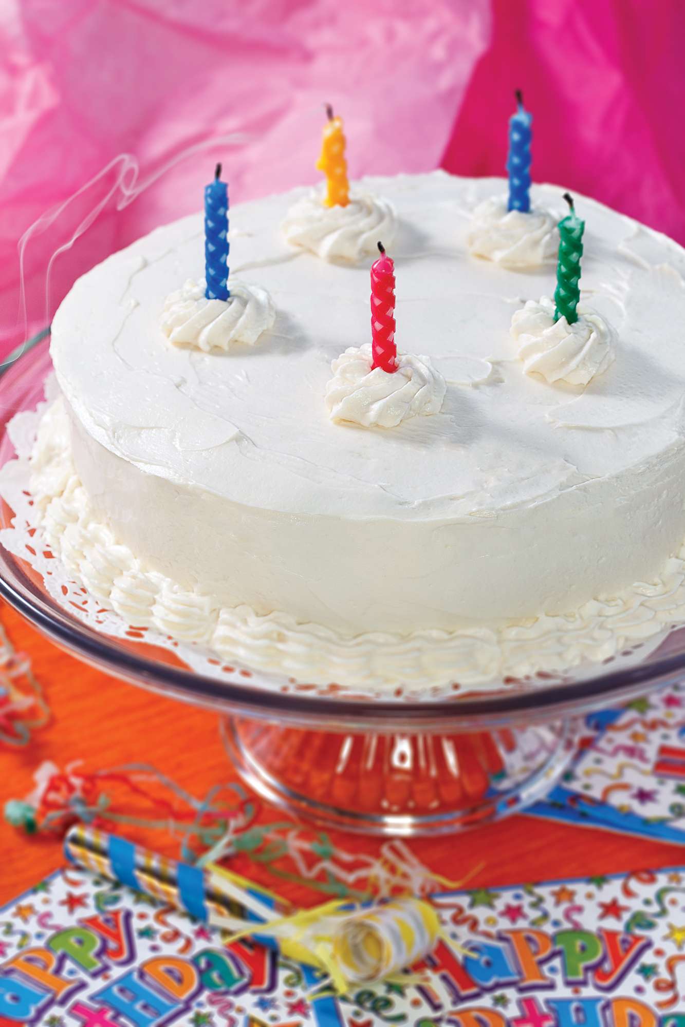 LC White Birthday Cake