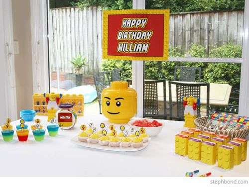Lego party for 6 year old William