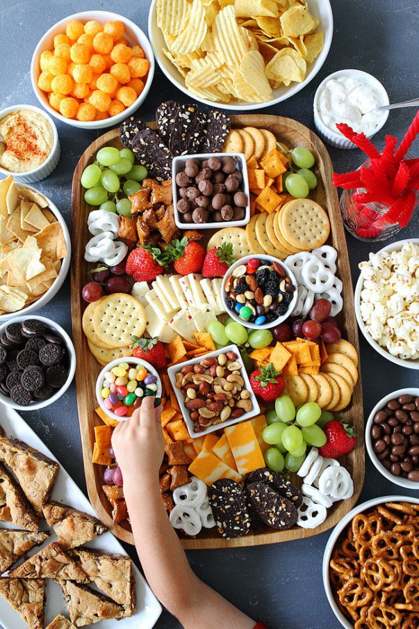 Make a Sweet and Salty Snack Board for your next party. The perfect ...