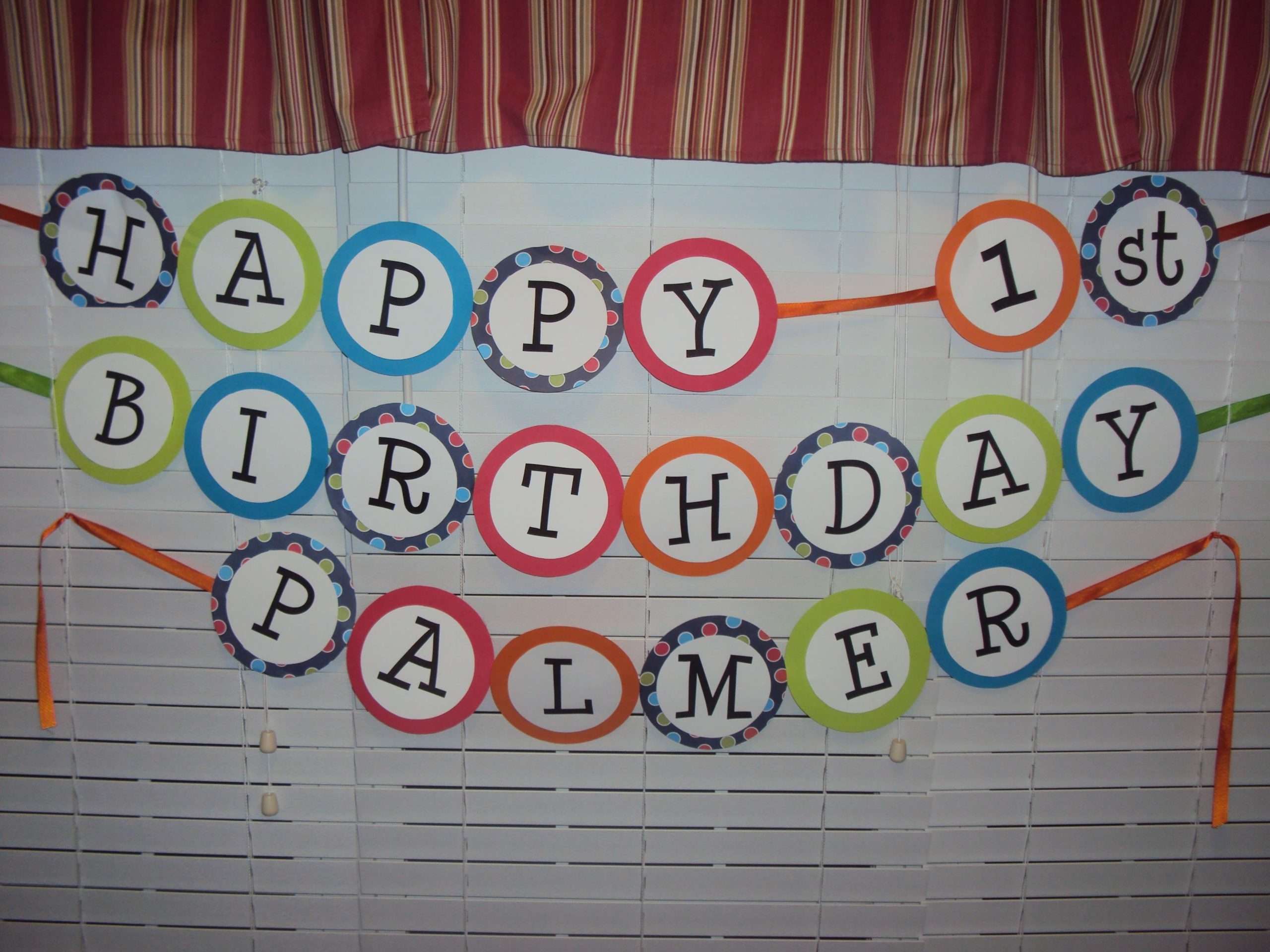 make your own birthday banner