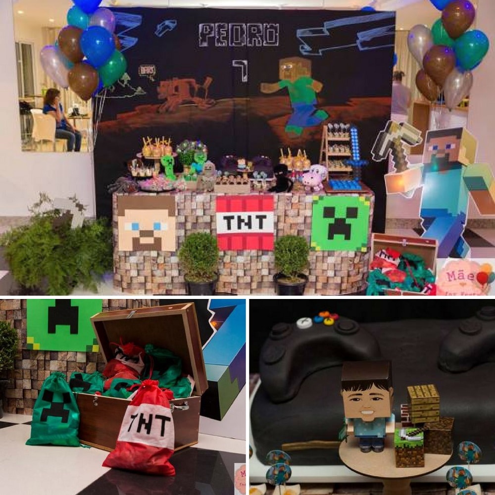 Modern Minecraft Birthday Party