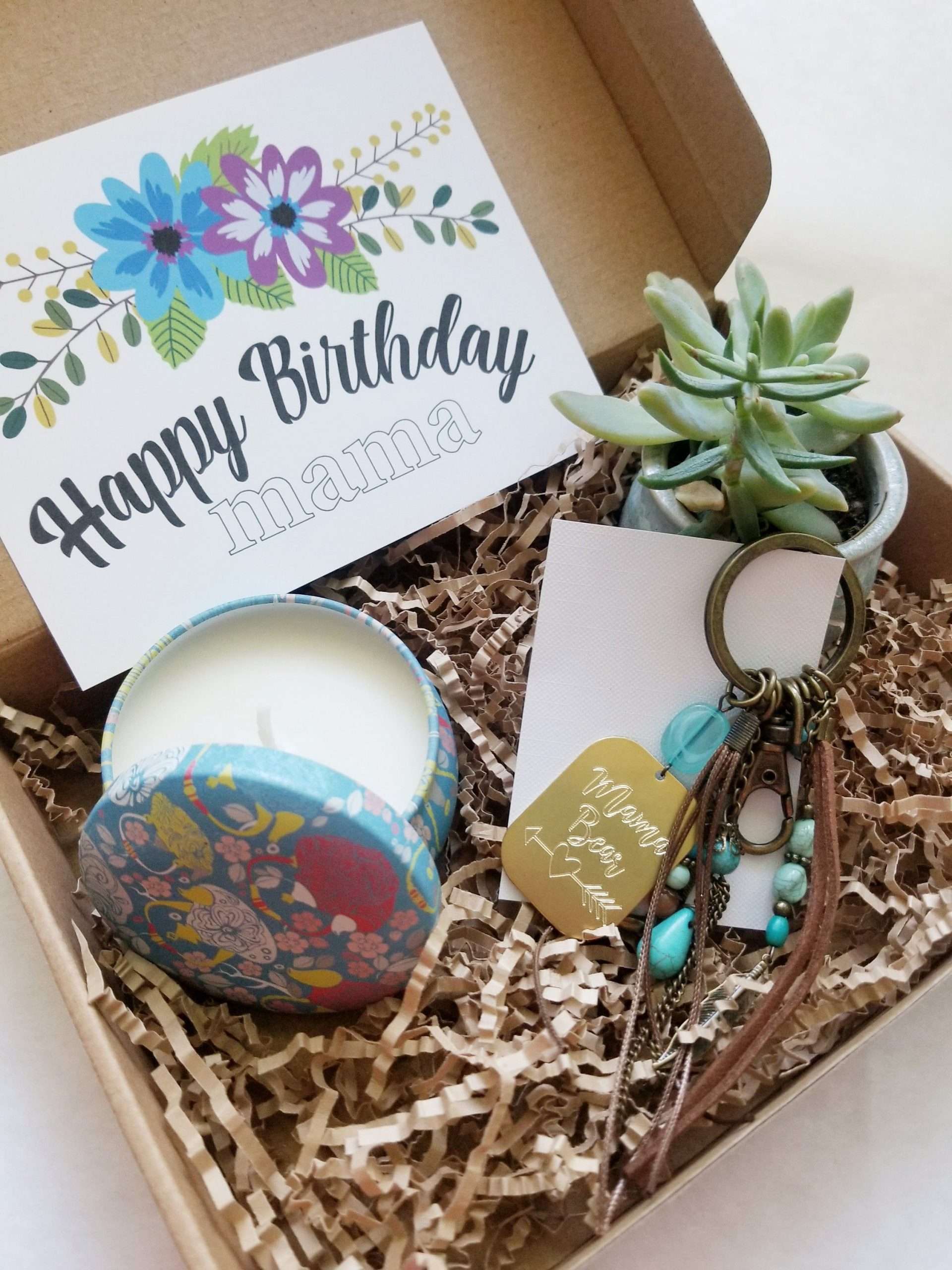 Mom birthday gift set curated gift box Custom mother