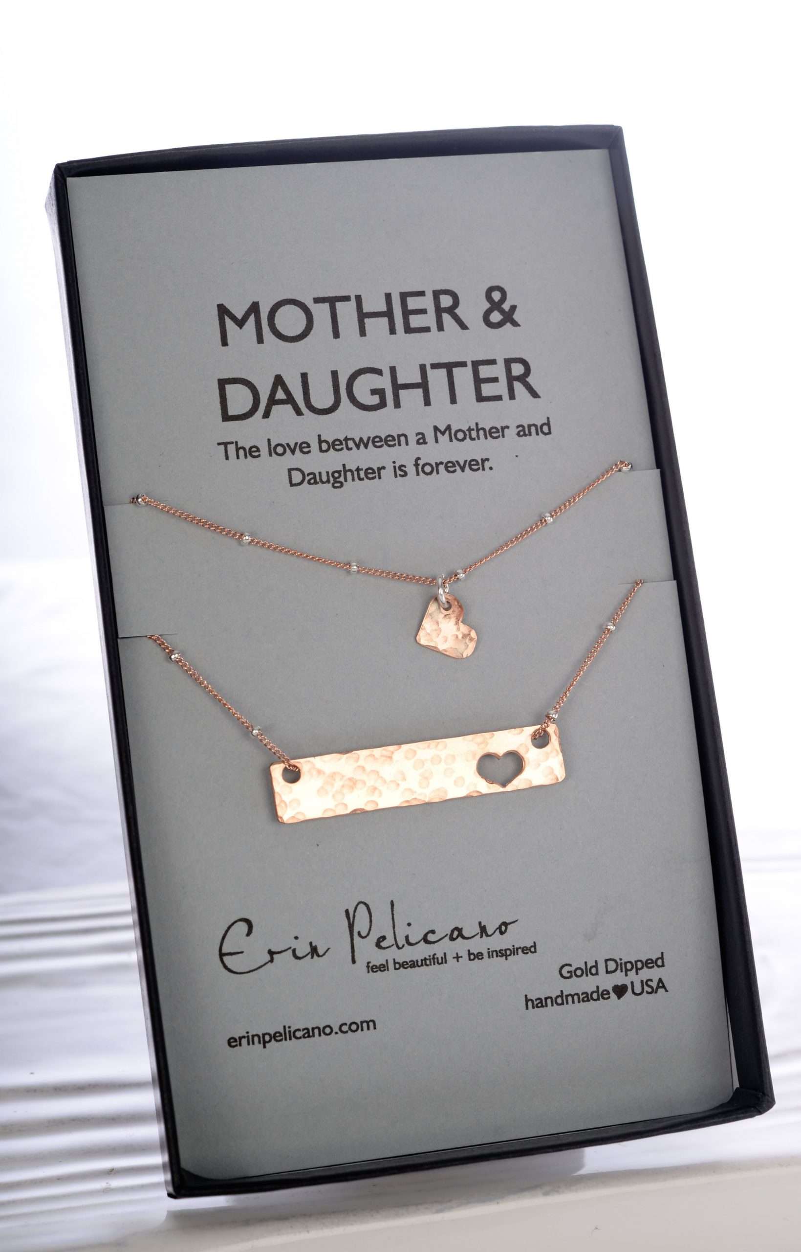 Mother &  Daughters Bar Necklace Sets