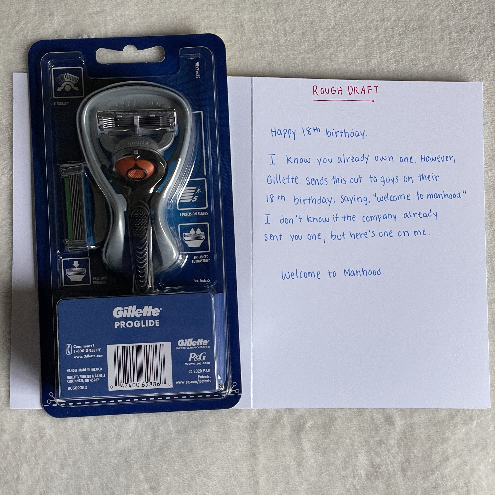 My friend is a gay trans man and hes turning 18. Gillette sends a ...