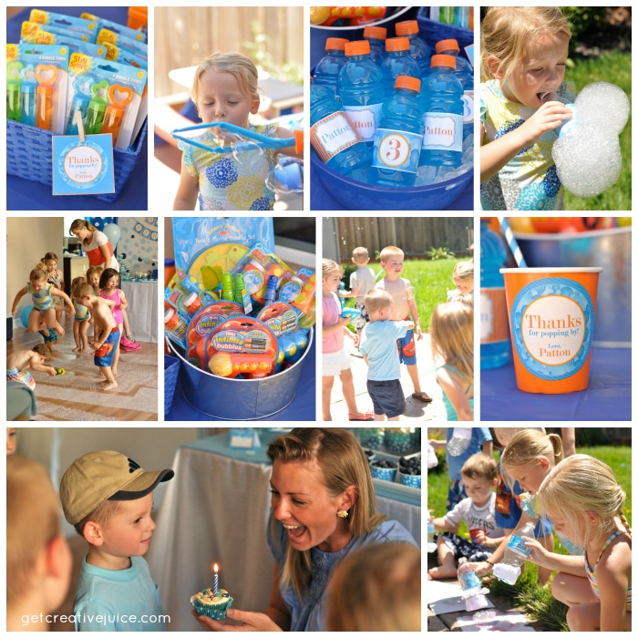{my parties} bubble birthday party 2
