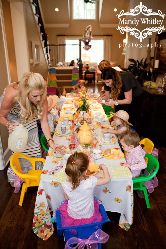 {Party Feature} Colorful Little Girl
