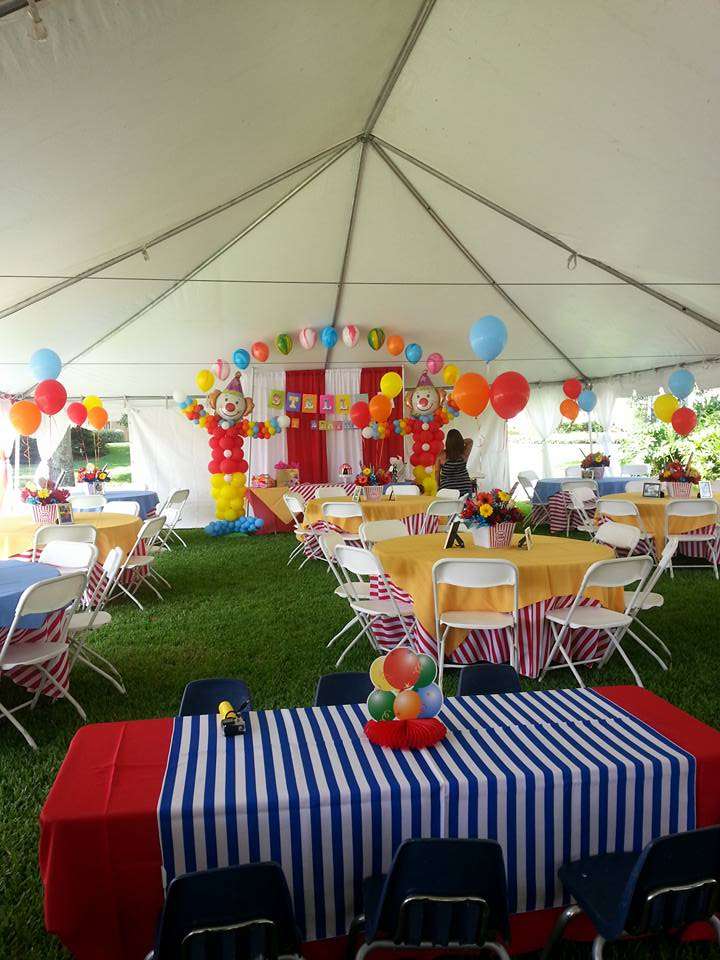 Party People Event Decorating Company: Circus theme First ...