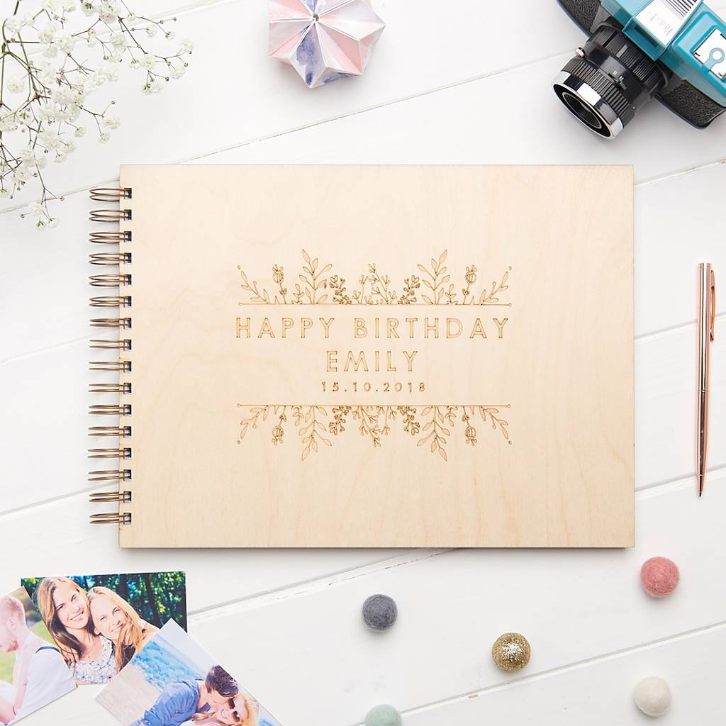 Personalised Birthday Memory Book By Sunday