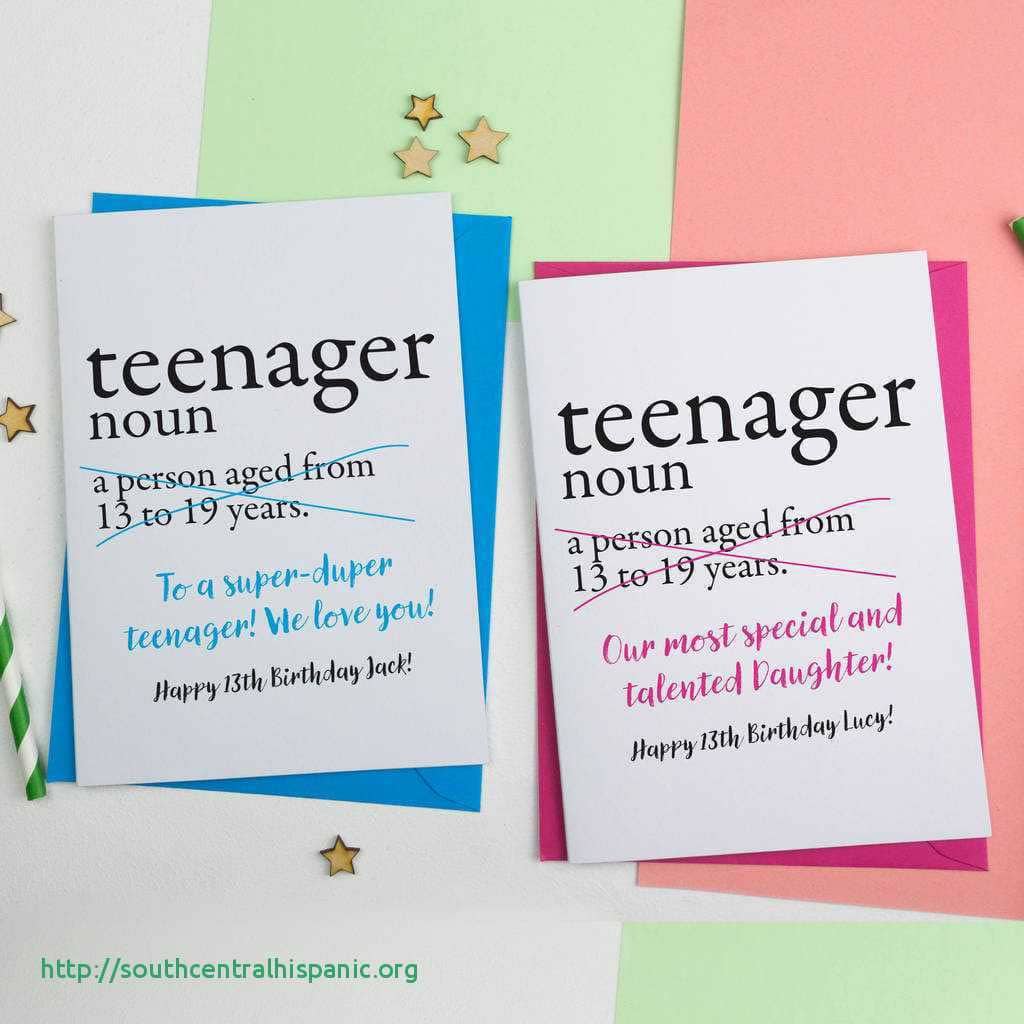 Printable Birthday Cards For Teenage Guys
