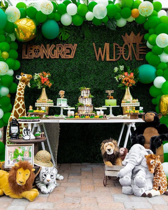 Safari Wild ONE Birthday Party