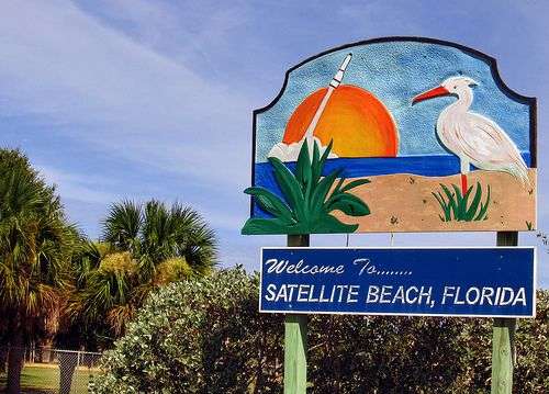 Satellite Beach Welcome Sign