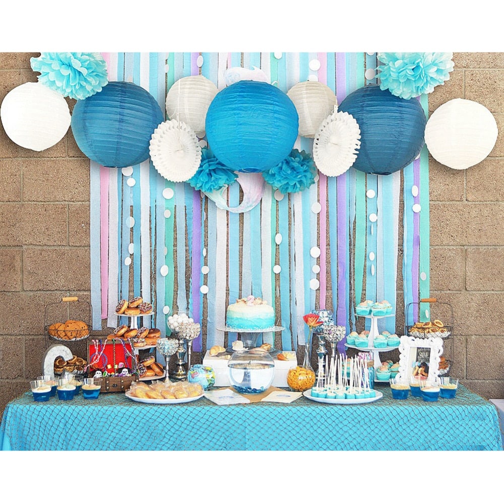 Set of 13 (Blue,Pink) Beach Themed Party Under the Sea Party Decoration ...