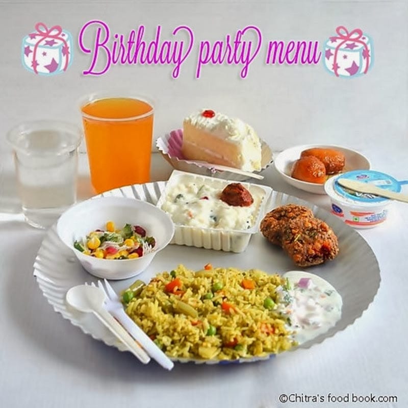 SIMPLE BIRTHDAY PARTY RECIPES MENU FOR KIDS