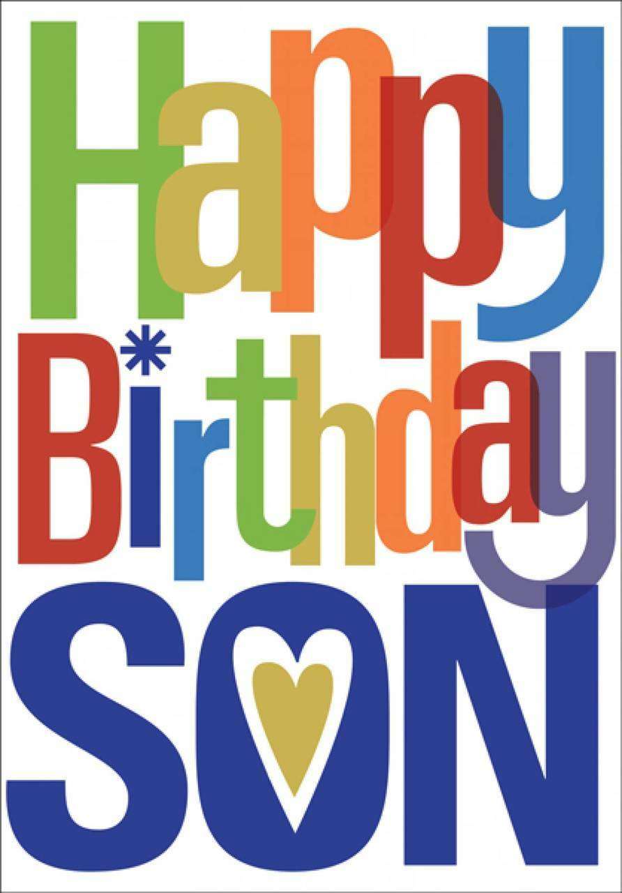 Son Birthday Card