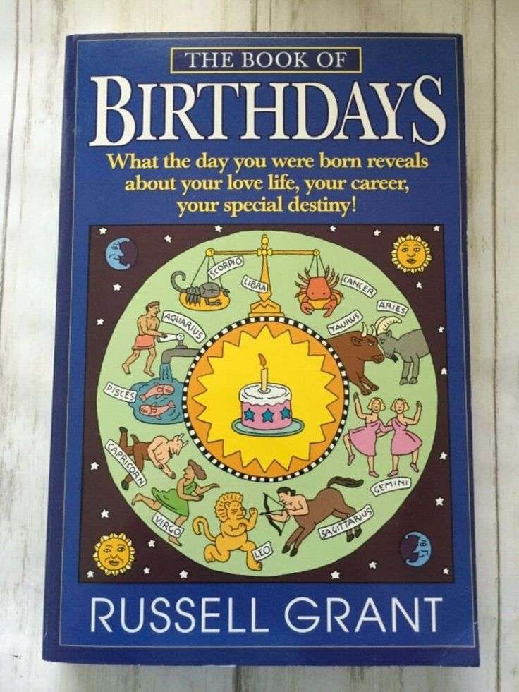 The Book of Birthdays by Russell Grant (1999, Paperback) Astrology ...