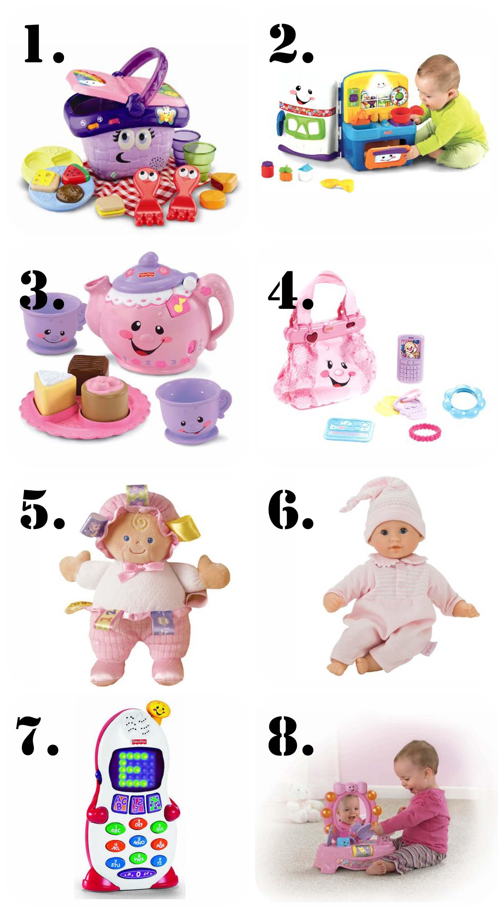 The Ultimate Gift List for a 1 Year Old Girl!