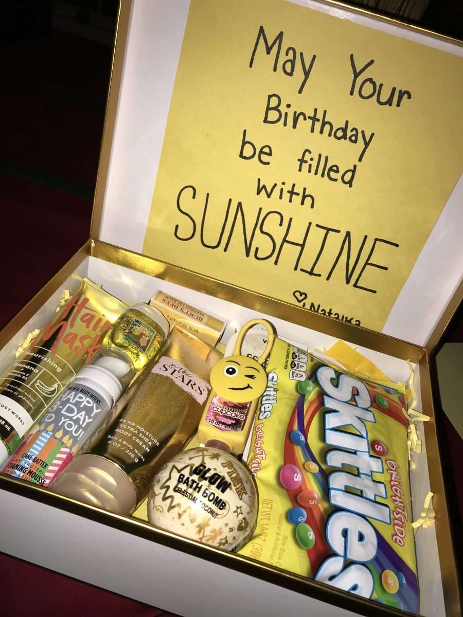This is a cute birthday present idea for friends!