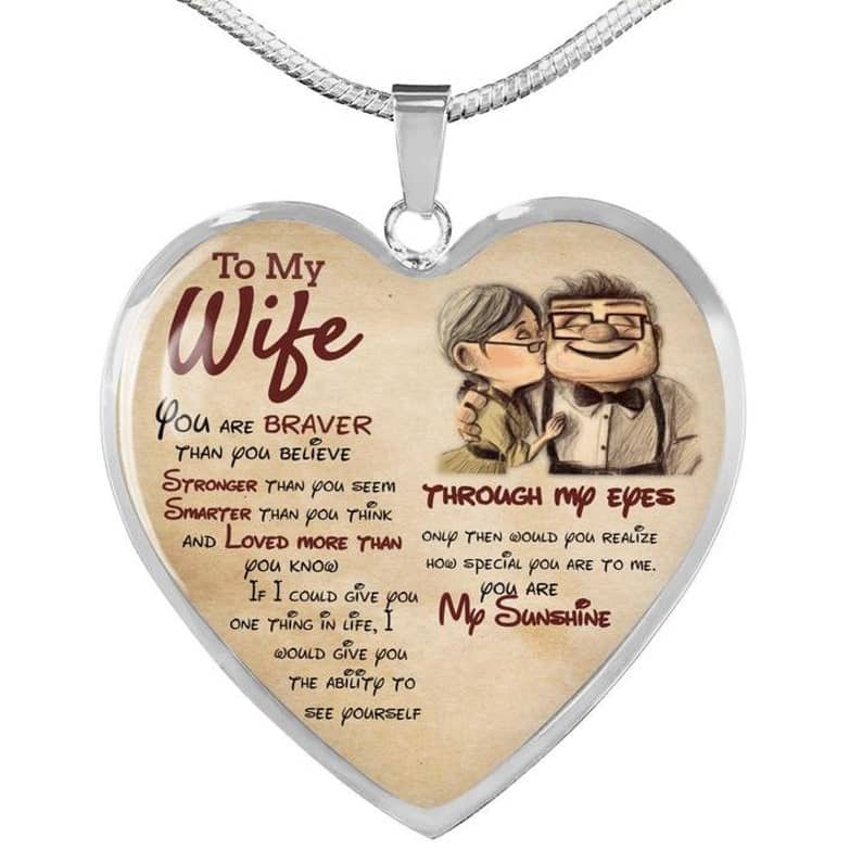 To My Wife Necklace Last Minute Birthday Gift Deep Love