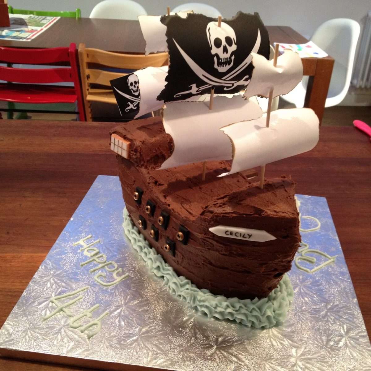 Truly Scrumptious: Pirate Ship Cake