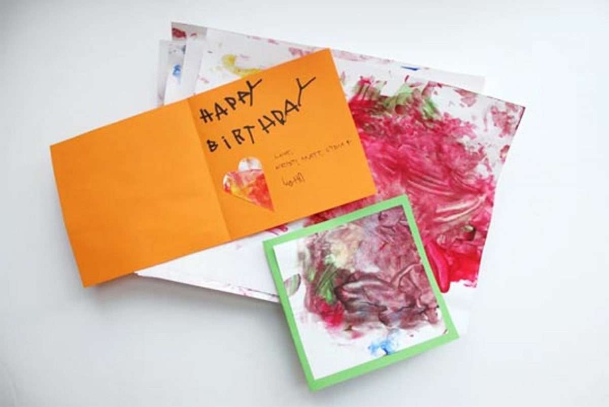 Turning Kidsâ Artwork into Greeting Cards (With images)