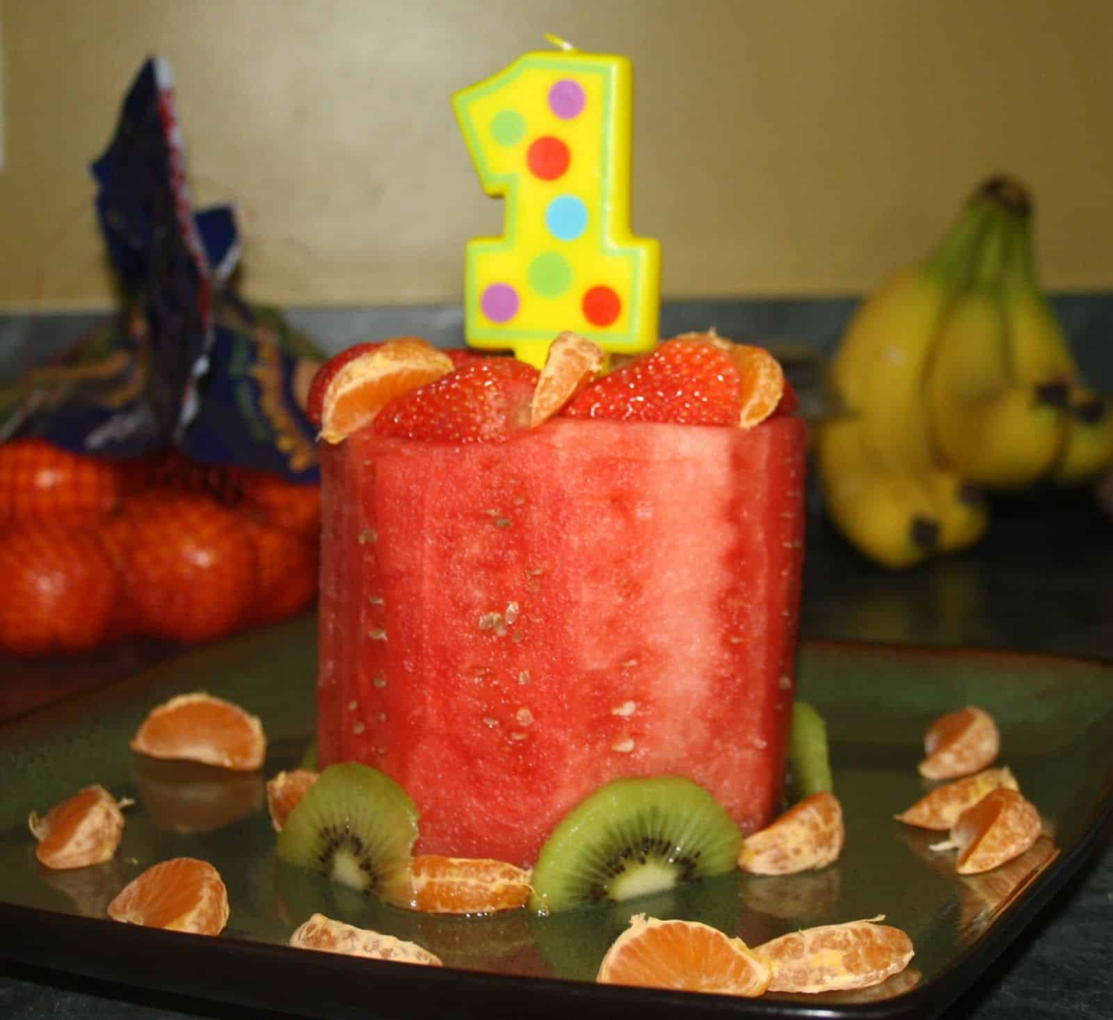 Watermelon " cake"  for baby